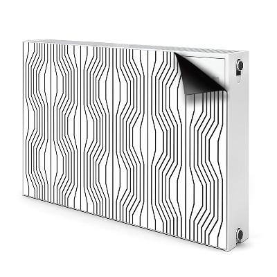 Magnetic radiator mat Geometric illusion