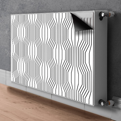 Magnetic radiator mat Geometric illusion