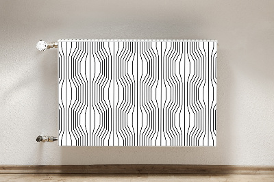 Magnetic radiator mat Geometric illusion