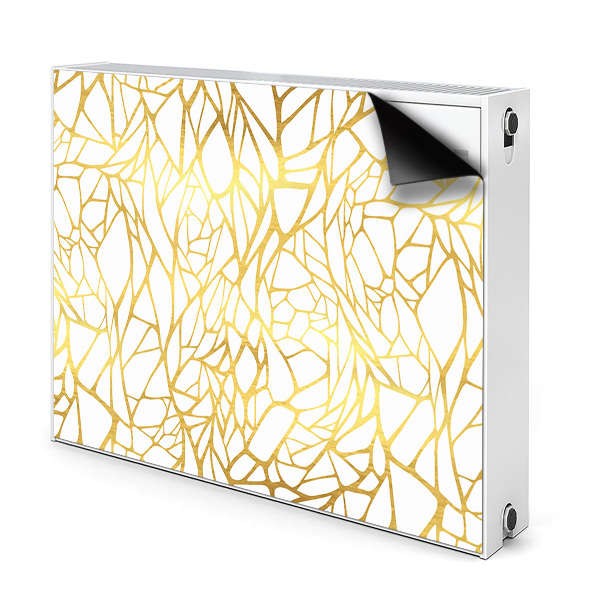 Magnetic radiator mat Golden ornament