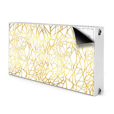 Magnetic radiator mat Golden ornament