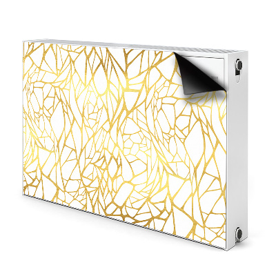 Magnetic radiator mat Golden ornament