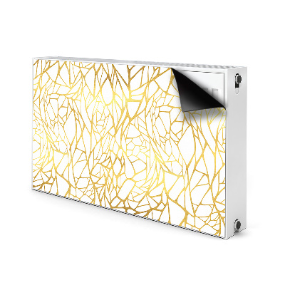 Magnetic radiator mat Golden ornament