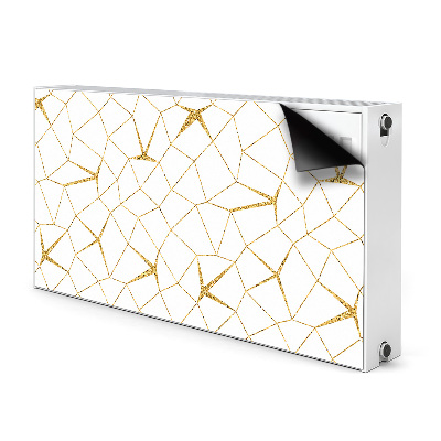 Magnetic radiator mat Golden mosaic