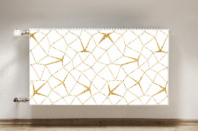 Magnetic radiator mat Golden mosaic