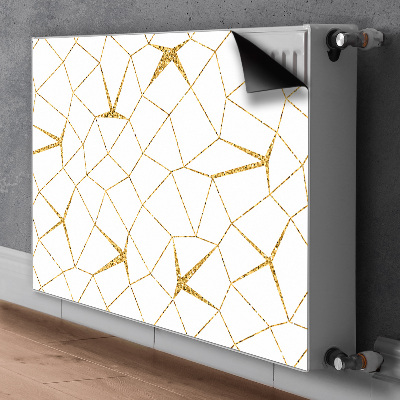 Magnetic radiator mat Golden mosaic