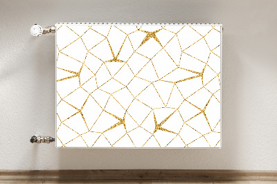 Magnetic radiator mat Golden mosaic