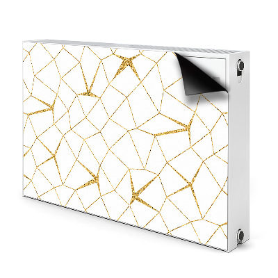 Magnetic radiator mat Golden mosaic