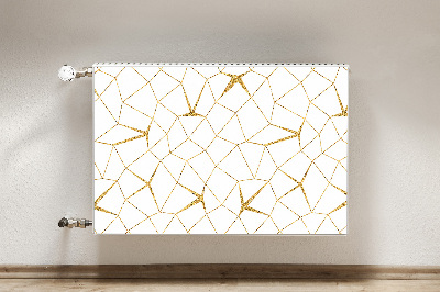 Magnetic radiator mat Golden mosaic