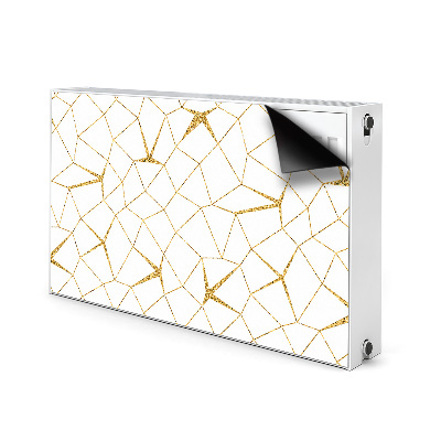 Magnetic radiator mat Golden mosaic