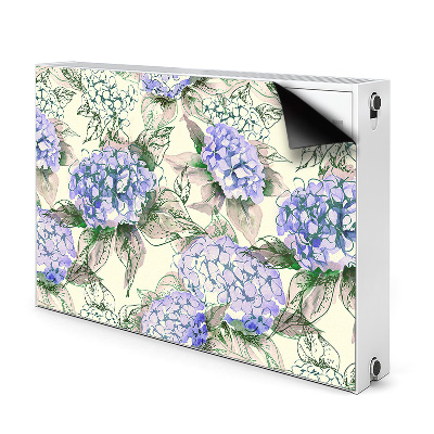 Magnetic radiator mat Hydrangea