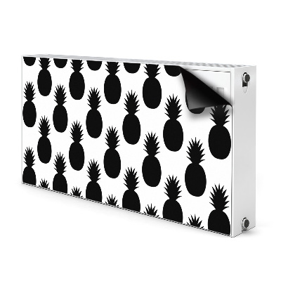 Radiator cover Black pineapples