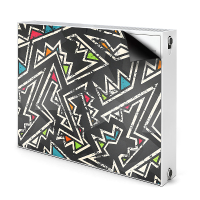 Magnetic radiator mat Graffiti