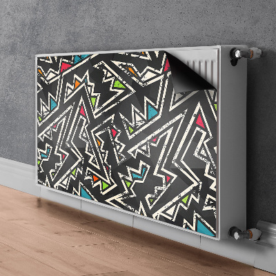 Magnetic radiator mat Graffiti