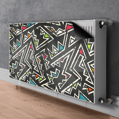 Magnetic radiator mat Graffiti