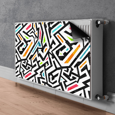 Magnetic radiator mat Graffiti