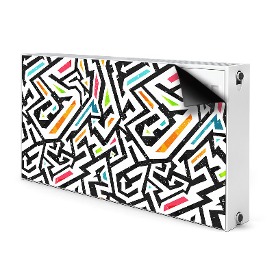 Magnetic radiator mat Graffiti