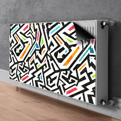 Magnetic radiator mat Graffiti