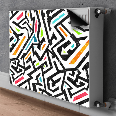 Magnetic radiator mat Graffiti