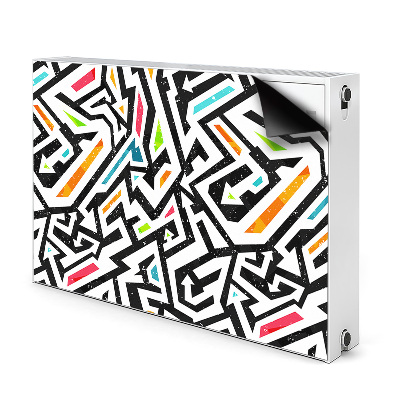 Magnetic radiator mat Graffiti