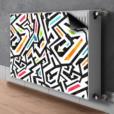 Magnetic radiator mat Graffiti