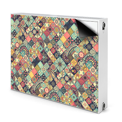 Magnetic radiator mat Ethnic mosaic