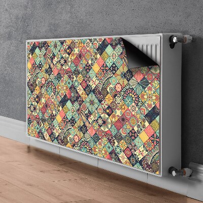 Magnetic radiator mat Ethnic mosaic