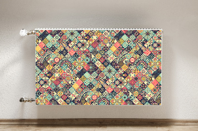 Magnetic radiator mat Ethnic mosaic