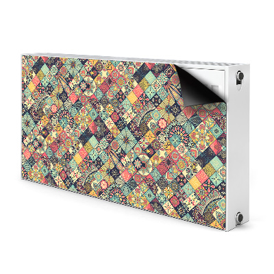 Magnetic radiator mat Ethnic mosaic