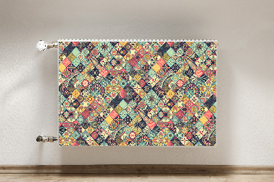 Magnetic radiator mat Ethnic mosaic