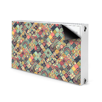 Magnetic radiator mat Ethnic mosaic