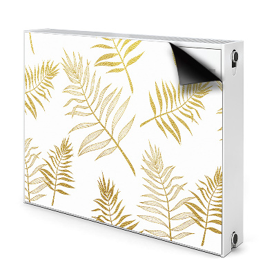 Magnetic radiator cover Palm leaves