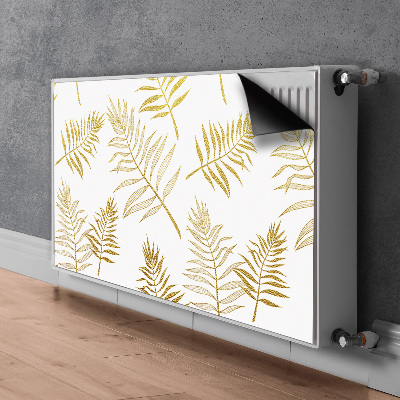 Magnetic radiator cover Palm leaves