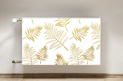 Magnetic radiator cover Palm leaves