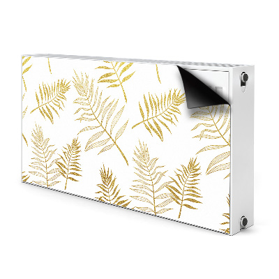 Magnetic radiator cover Palm leaves