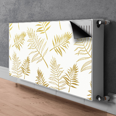 Magnetic radiator cover Palm leaves