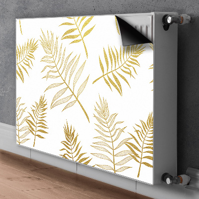 Magnetic radiator cover Palm leaves