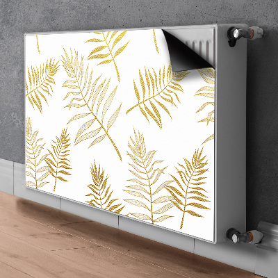 Magnetic radiator cover Palm leaves