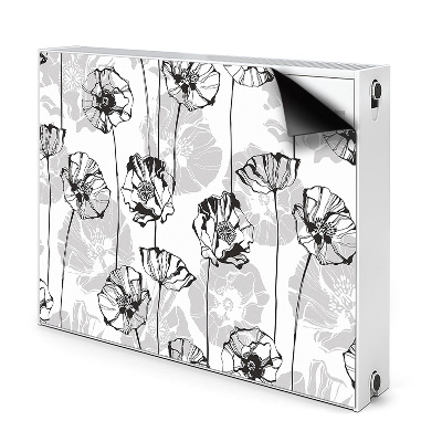 Printed radiator mat Glamor flowers