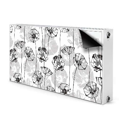 Printed radiator mat Glamor flowers