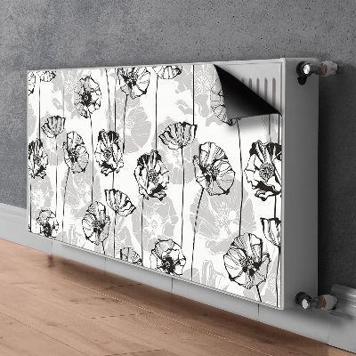 Printed radiator mat Glamor flowers