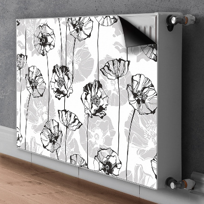 Printed radiator mat Glamor flowers