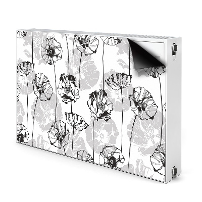 Printed radiator mat Glamor flowers