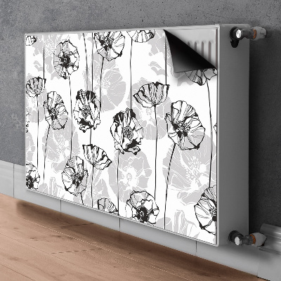 Printed radiator mat Glamor flowers