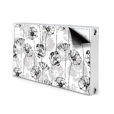 Printed radiator mat Glamor flowers