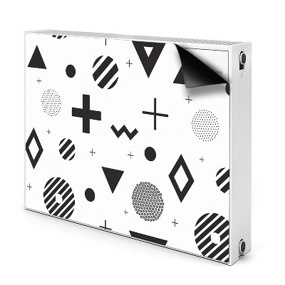 Magnetic radiator mat Geometric patterns