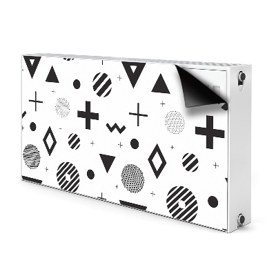 Magnetic radiator mat Geometric patterns