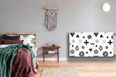 Magnetic radiator mat Geometric patterns