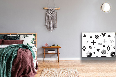 Magnetic radiator mat Geometric patterns