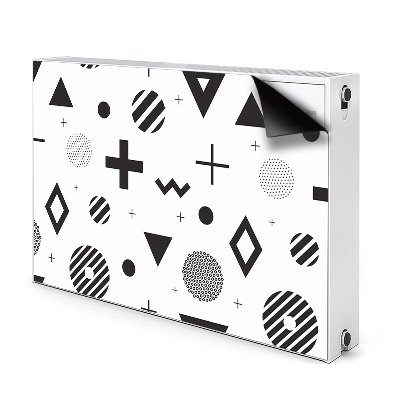 Magnetic radiator mat Geometric patterns